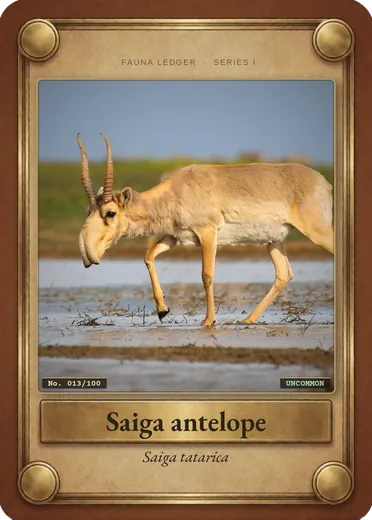 Saiga antelope